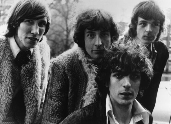 Pink Floyd with the original line-up of Waters, Mason, Wright and Syd Barrett