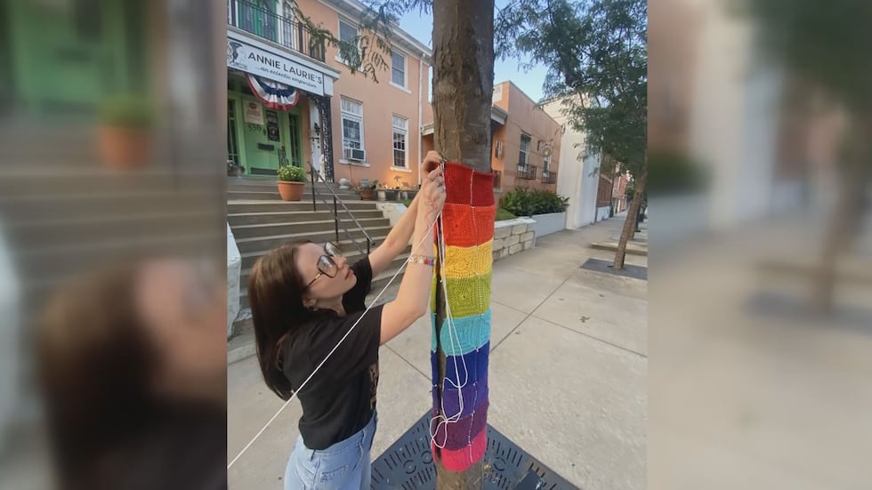 Making the Pride display.